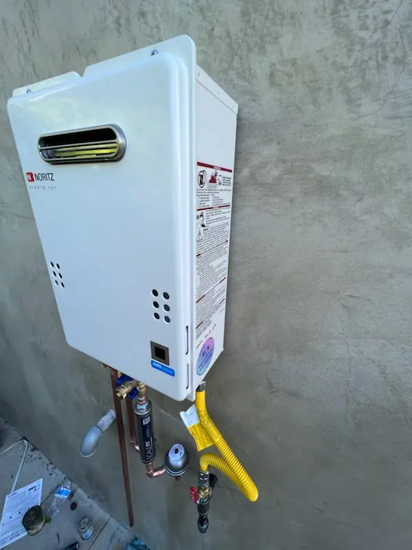 Tankless water heater installation for Deerfield homes